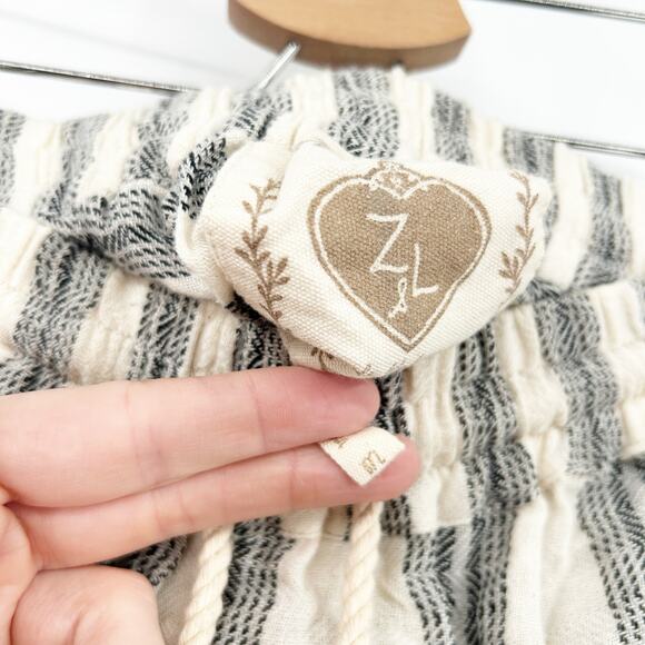 Z&L Womens Boho Beachy Tassel Drawstring Striped Pull On Wide Leg Pants Size‎ M - Picture 7 of 10